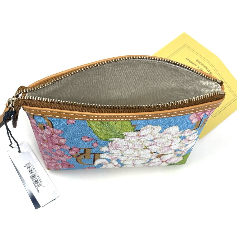 Dooney & Bourke Blue Floral Cosmetic Pouch - Picture 9 of 16